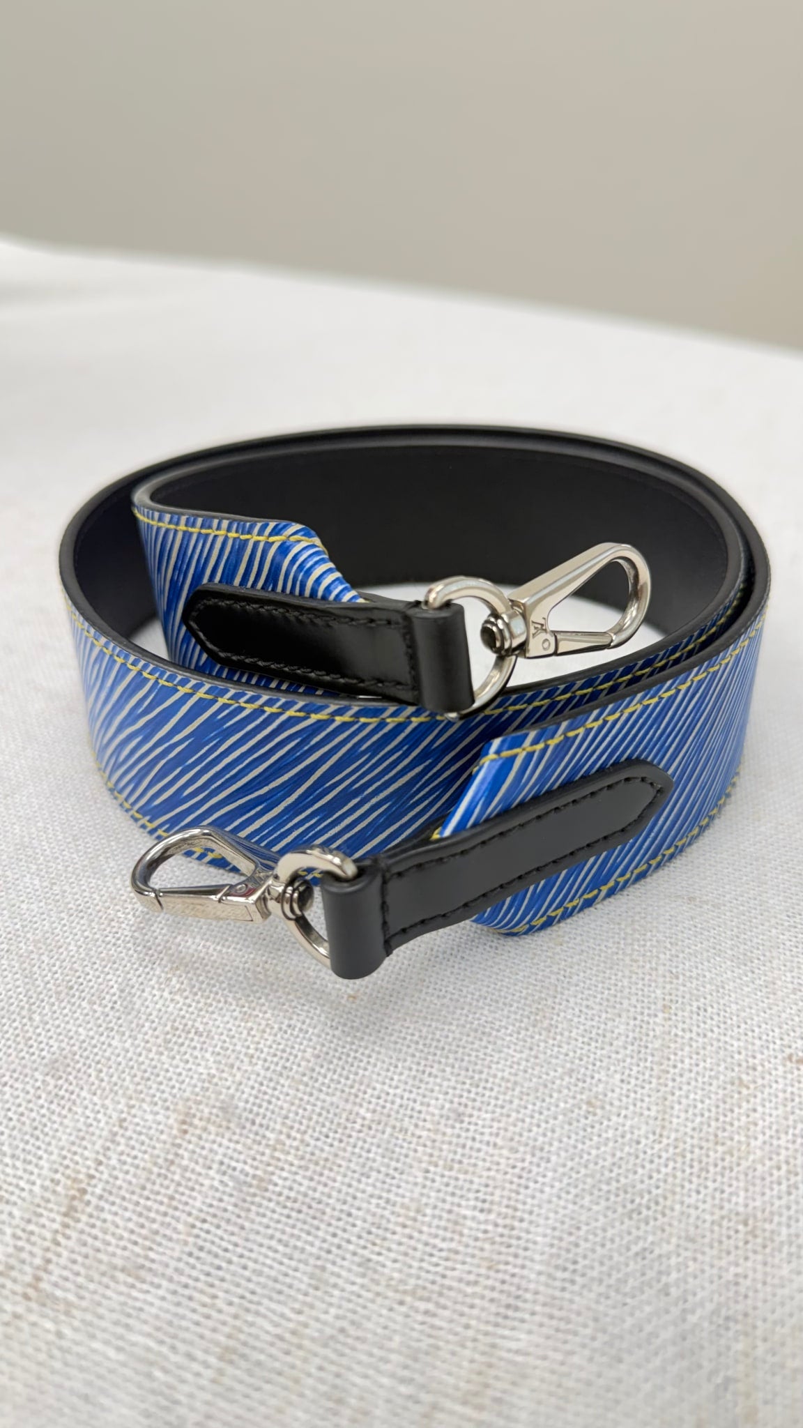 Louis Vuitton Blue Epi Leather Shoulder Strap 