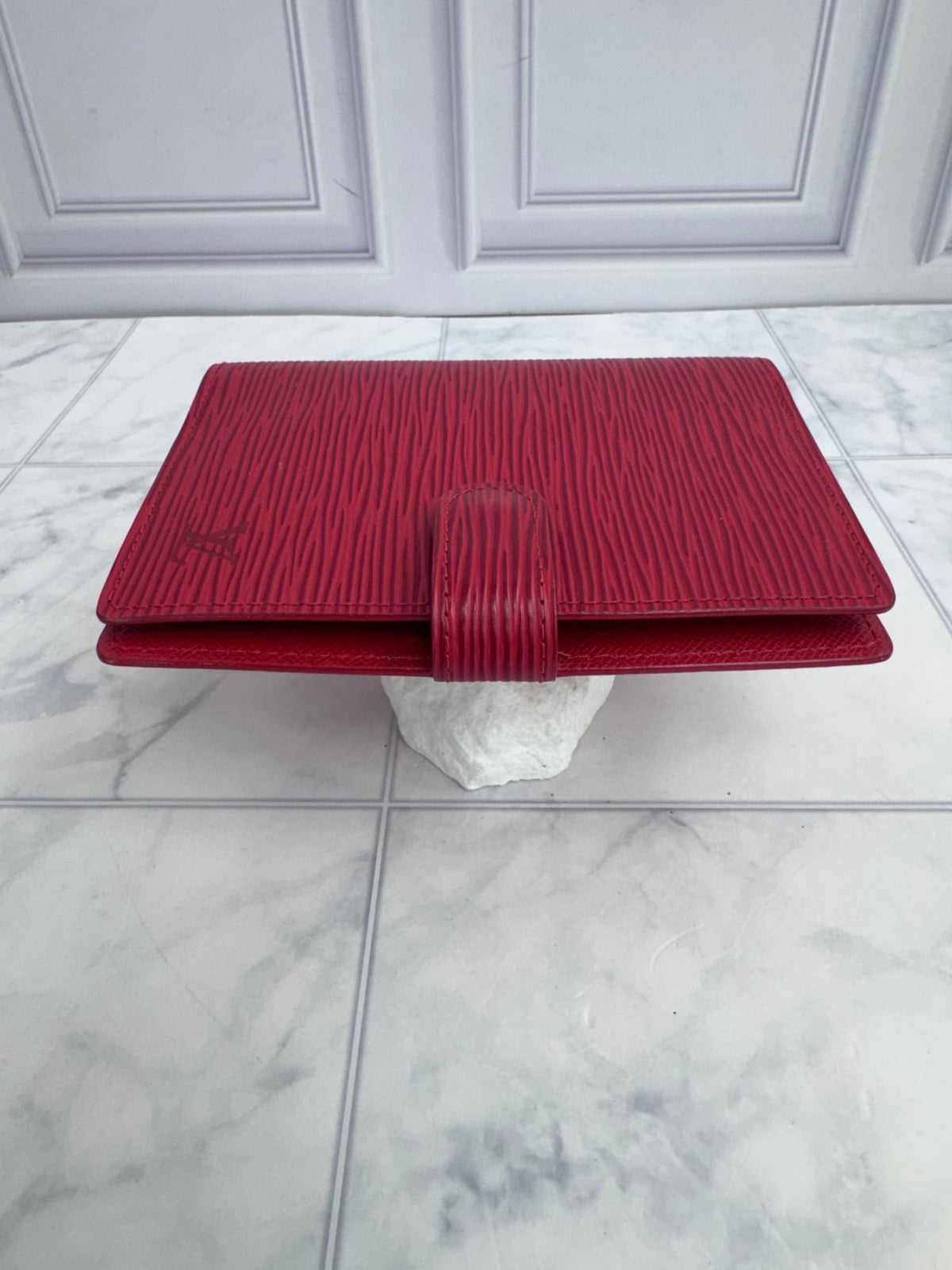 Louis Vuitton Red Epi Leather Agenda PM