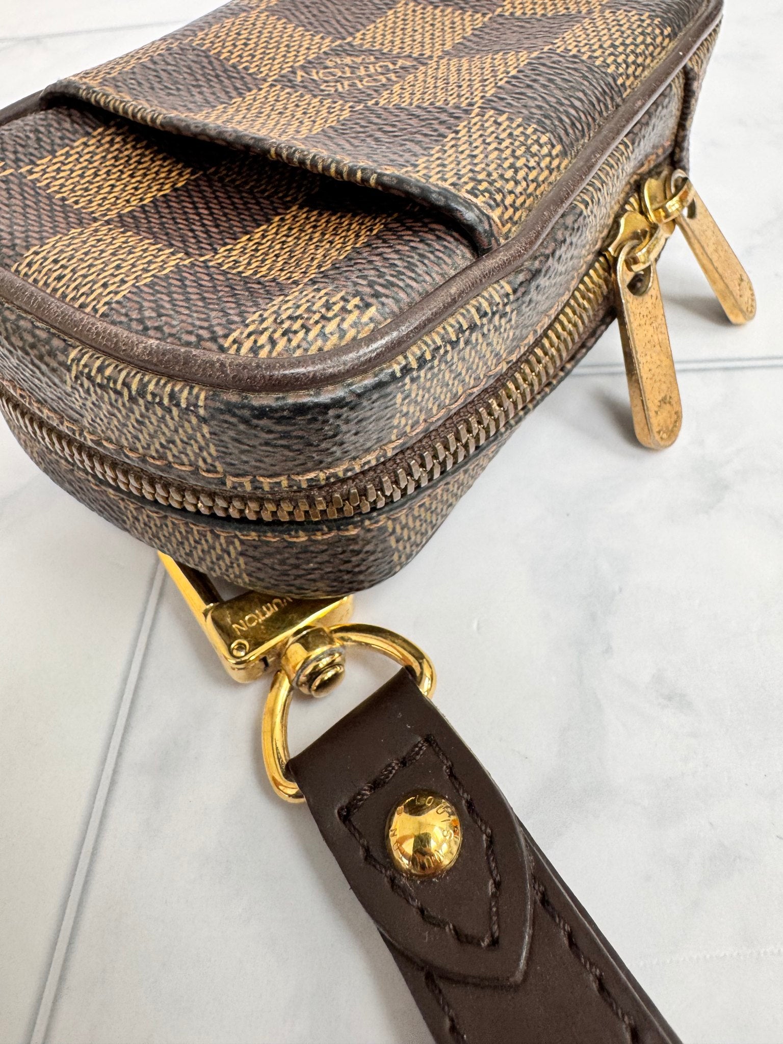 Louis Vuitton Damier Ebene Etui Okapi Bag PM