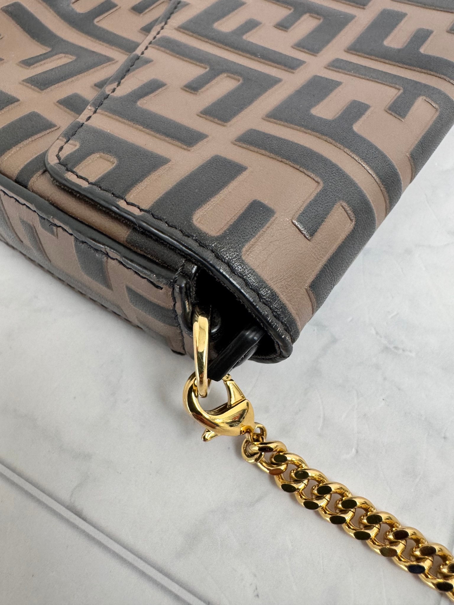 Fendi Brown Zucca F Is Fendi Wallet On A Chain