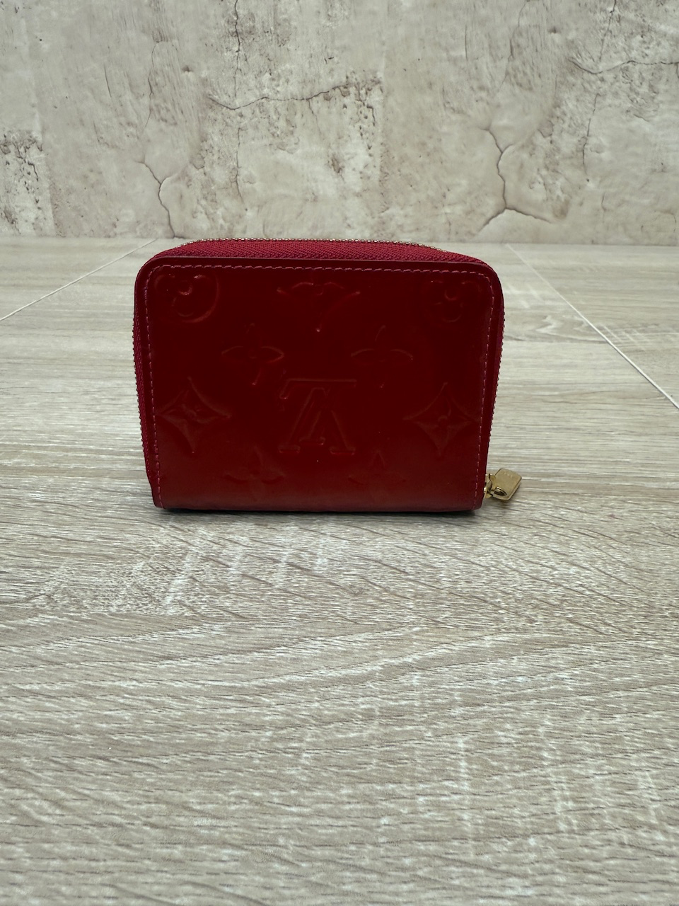 Louis Vuitton Red Venis Compact Wallet 