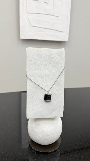 Louis Vuitton Wood And Silver Pandantif Bois Necklace