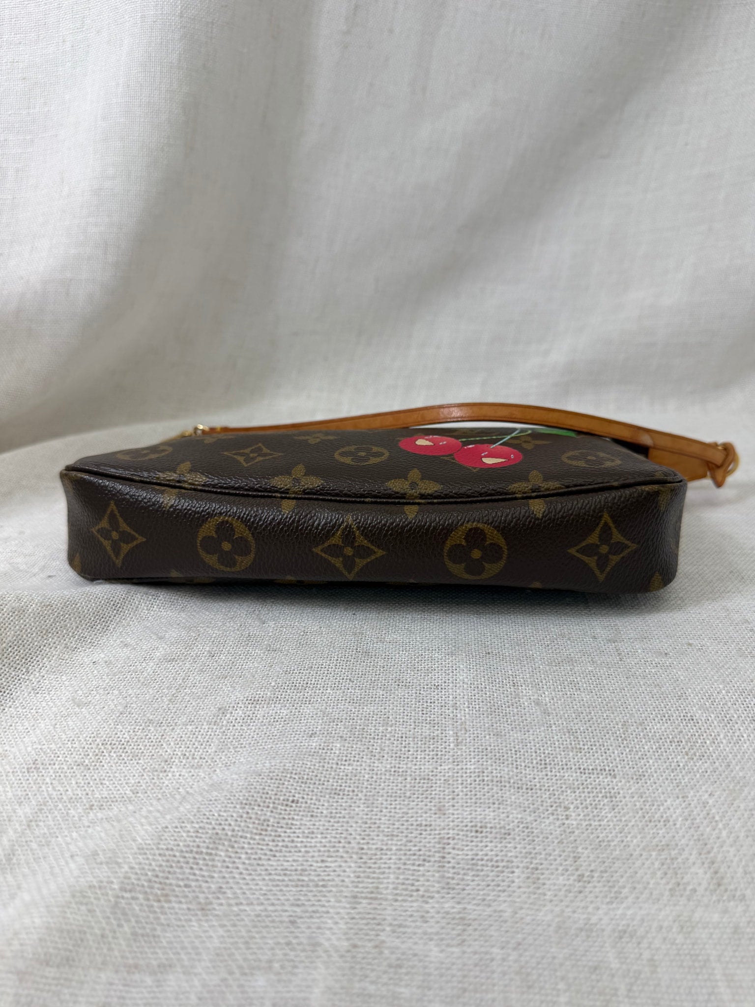 Louis Vuitton Monogram Cherries Pochette Handbag 
