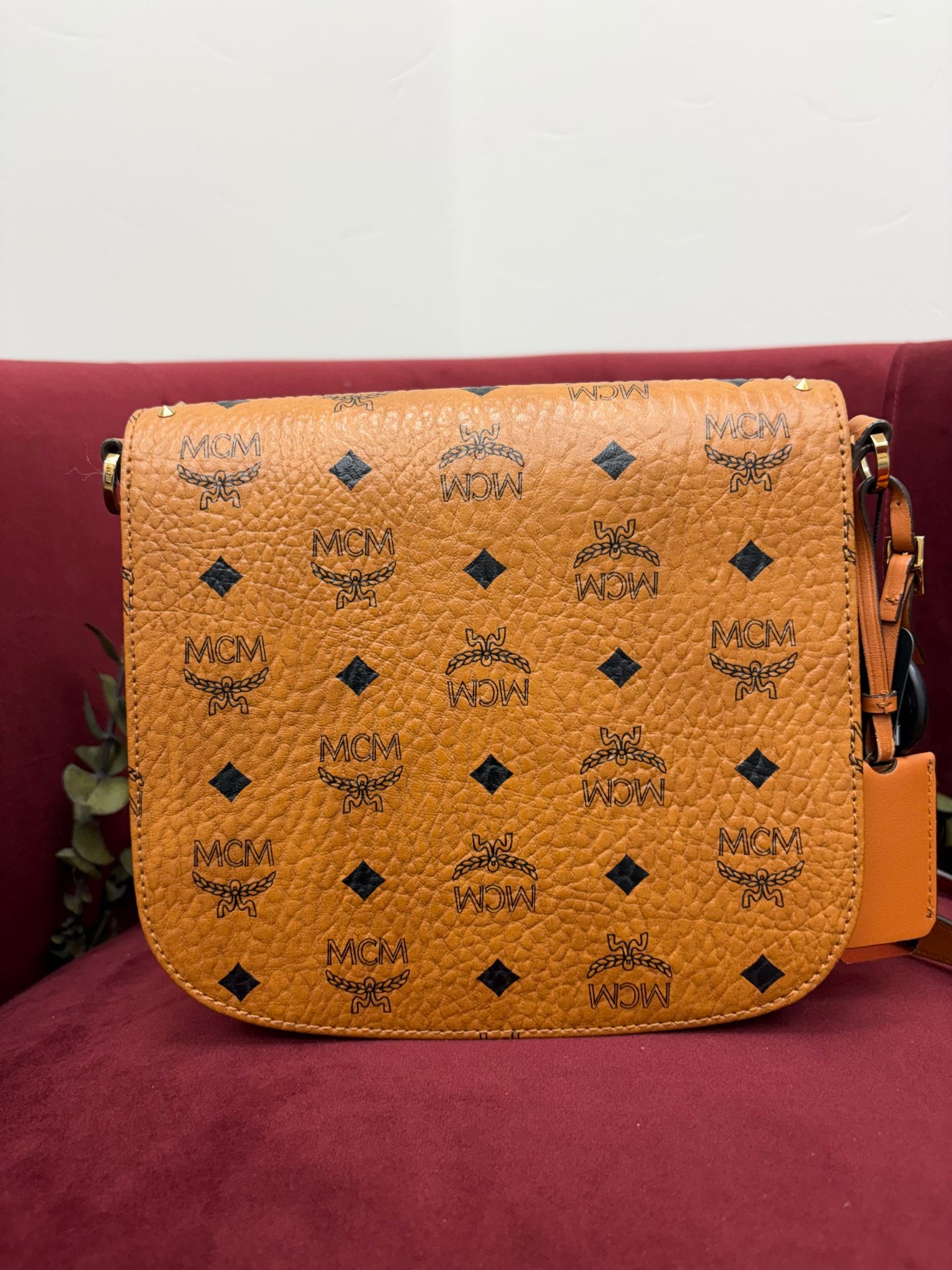 MCM Multi Textured Patricia Crossbody Bag