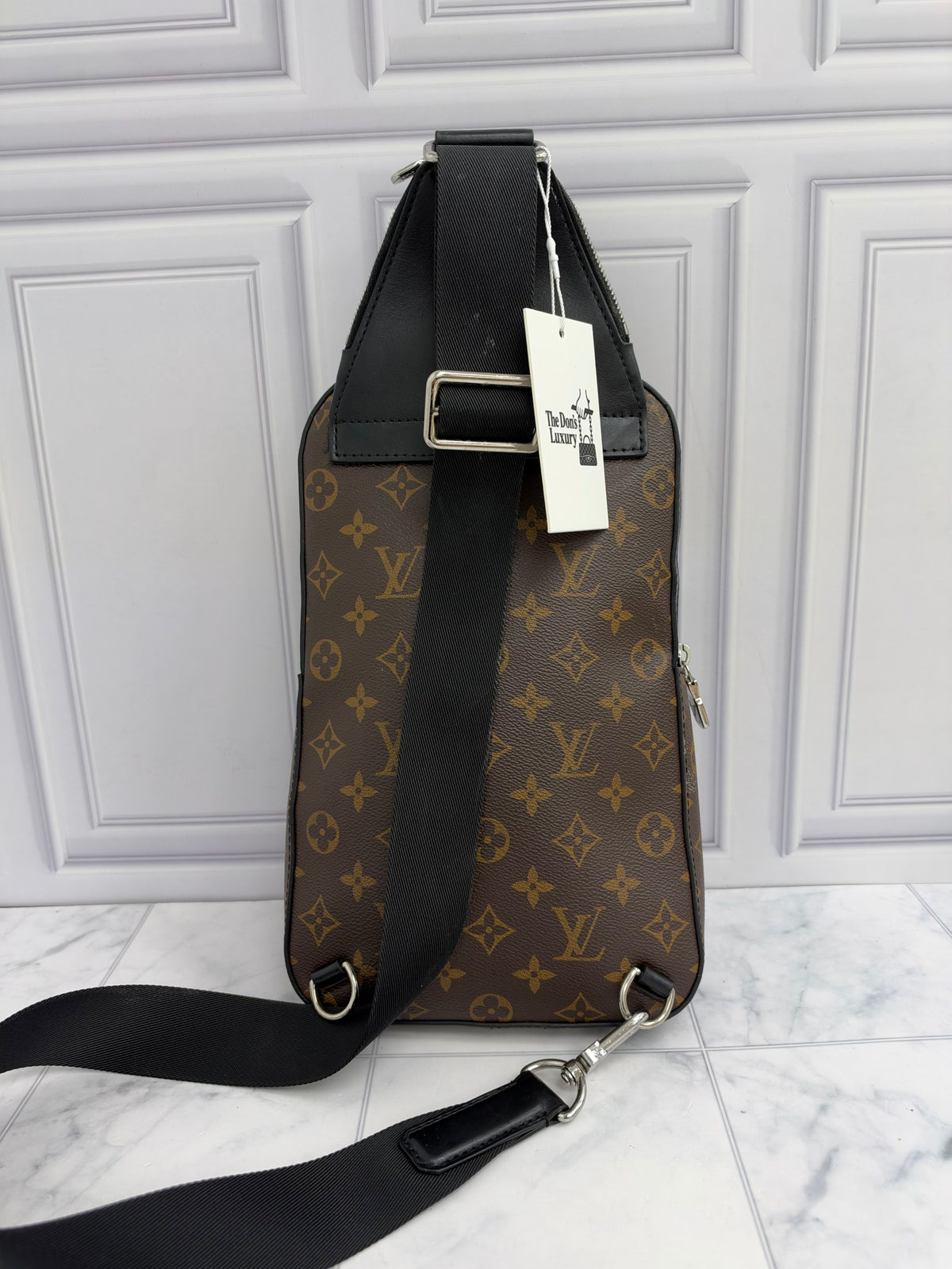 Louis Vuitton Monogram Macassar Avenue Sling Bag
