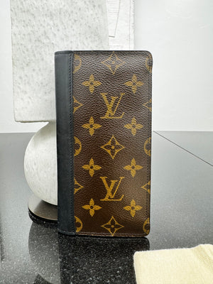 Louis Vuitton Monogram Macassar Brazza Wallet