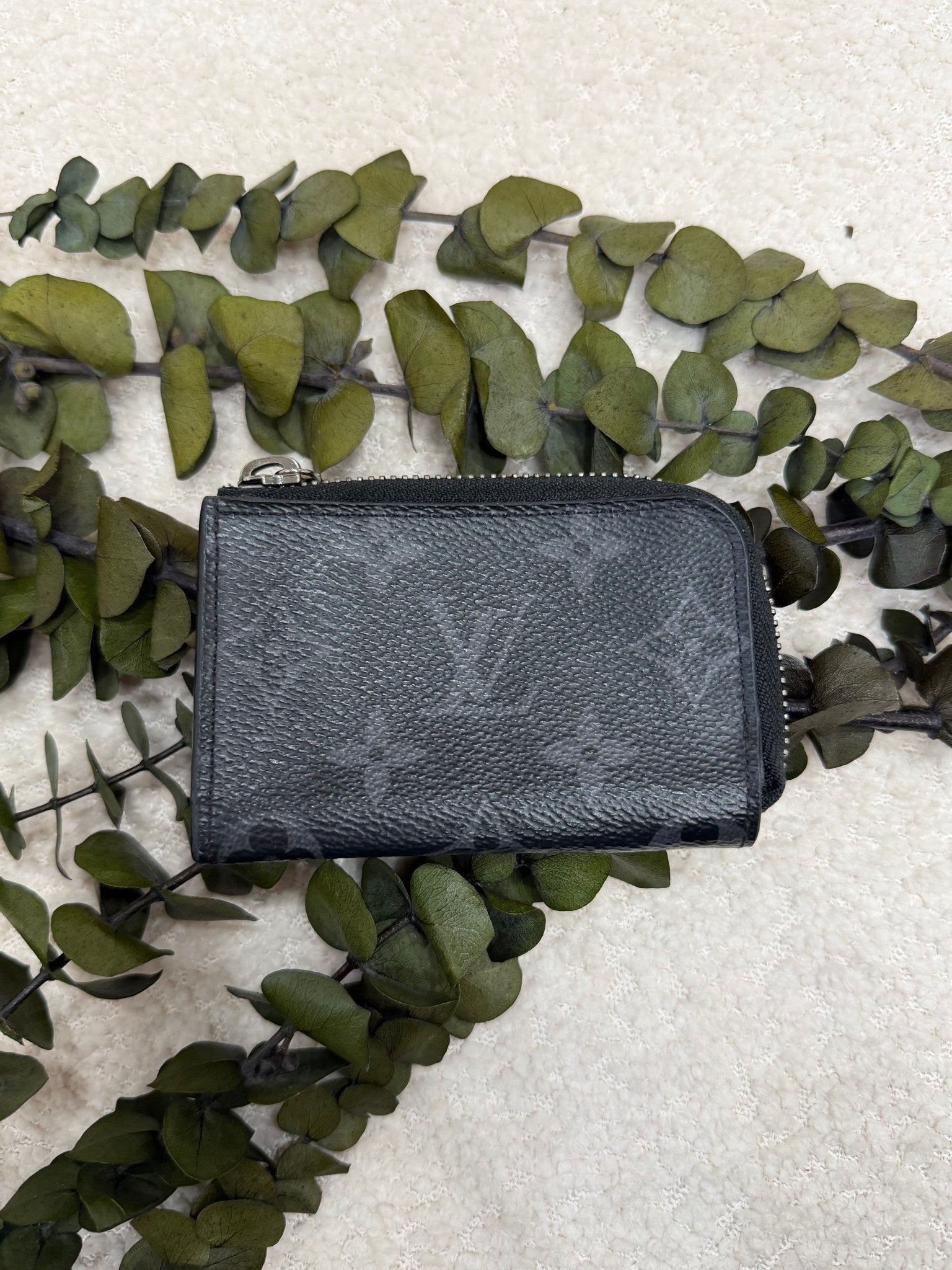 Louis Vuitton Monogram Eclipse Zippy Coin Case
