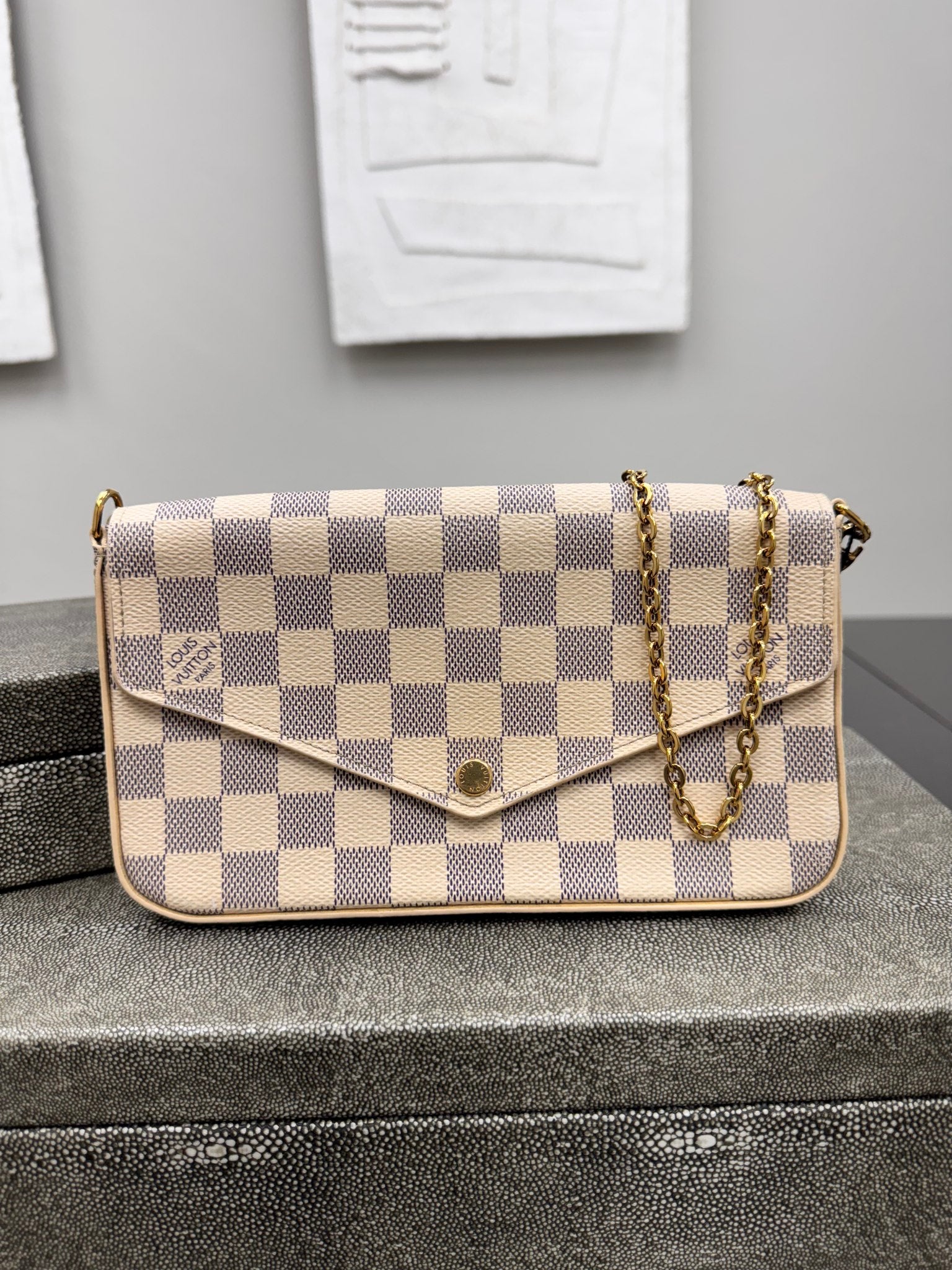 Louis Vuitton Damier Azur Felicie Pochette