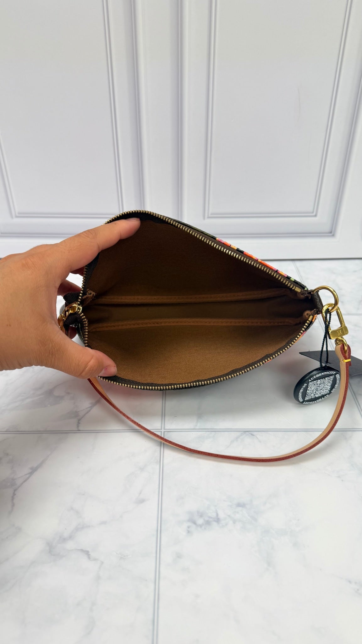 Louis Vuitton Monogram X Stephen Sprouse Roses Pochette Accessoires Shoulder Bag 