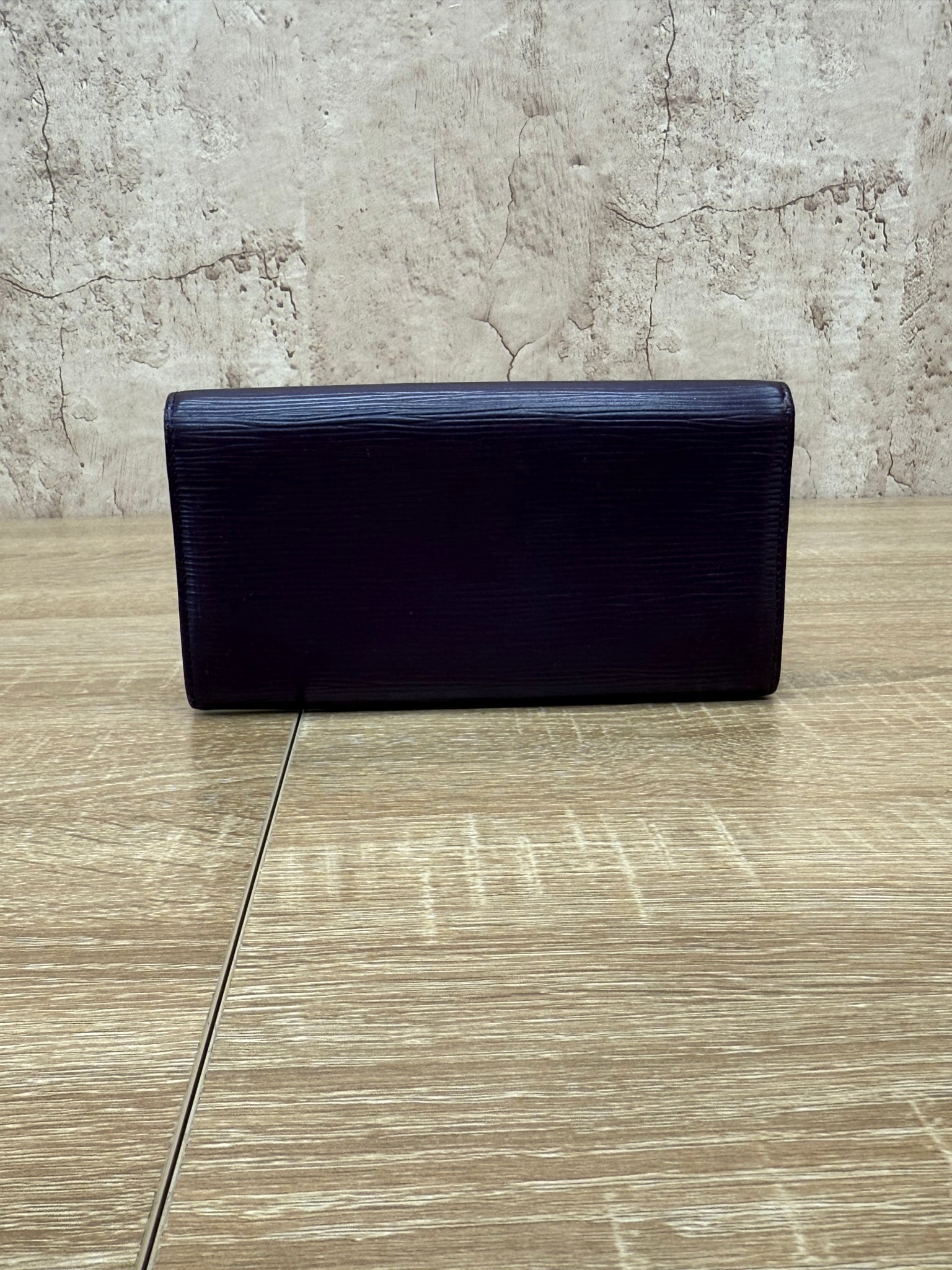 Louis Vuitton Purple & Pink Epi Leather Sarah Wallet 