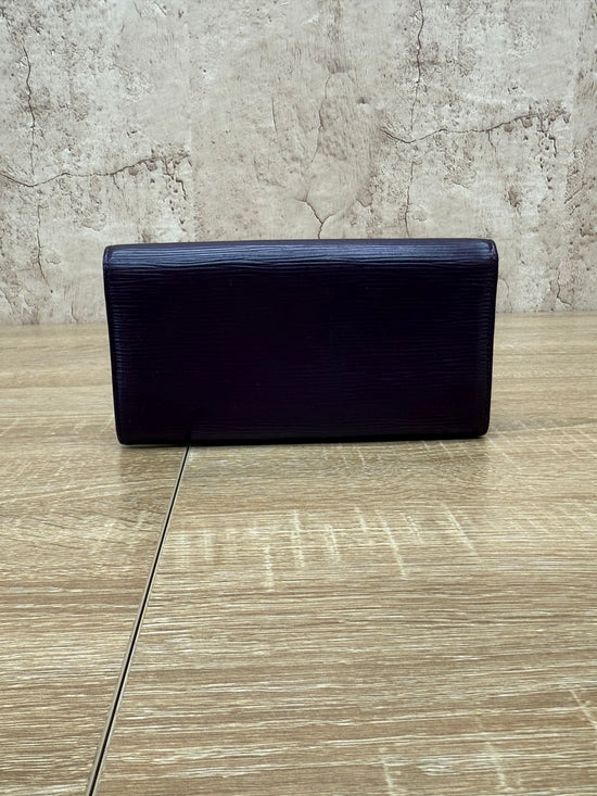 Louis Vuitton Purple & Pink Epi Leather Sarah Wallet 