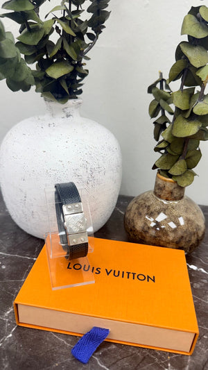 Louis Vuitton Damier Graphite Check It Reversible Bracelet