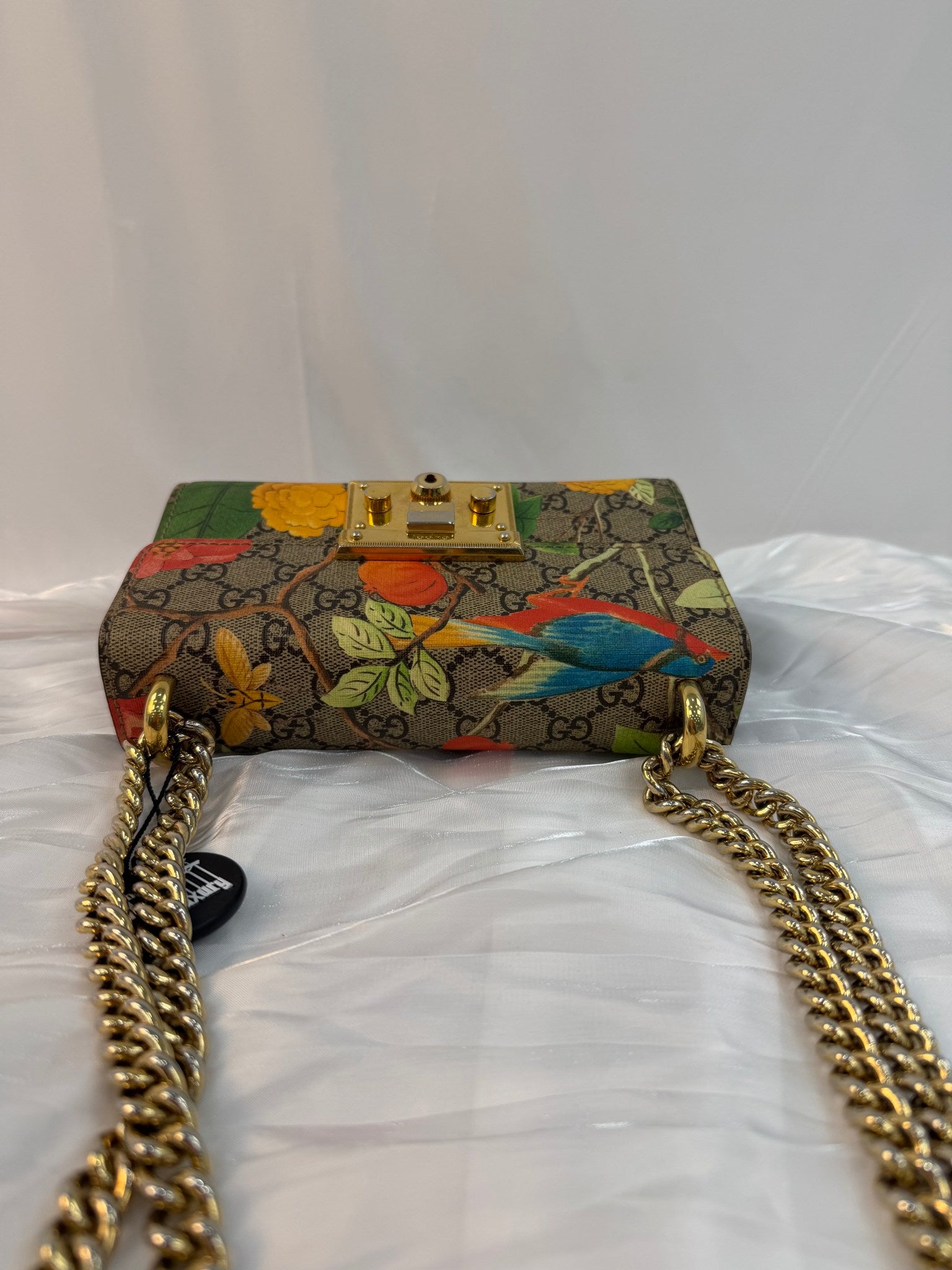 Gucci GG Supreme Coated Canvas Floral Padlock