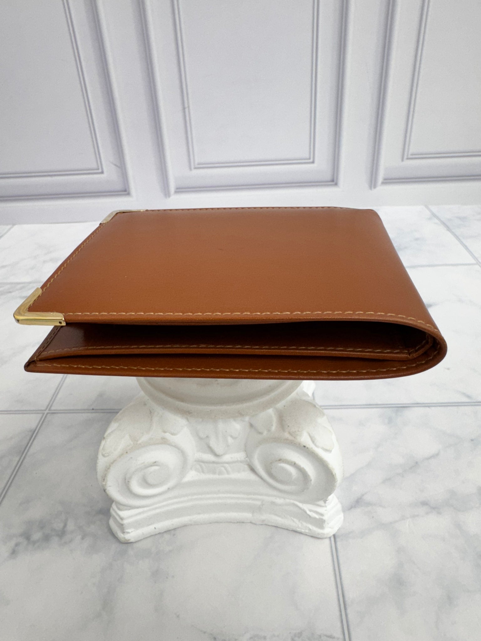 Gucci Brown Leather Bifold Wallet
