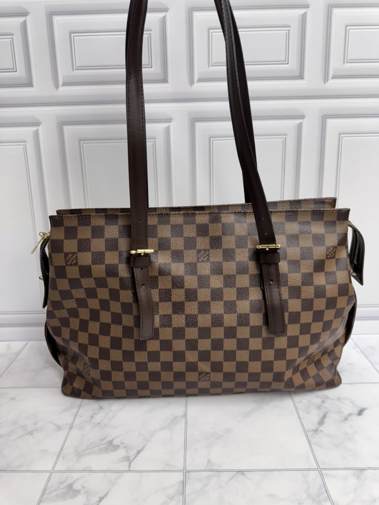 Louis Vuitton Damier Ebene Chelsea Tote Bag