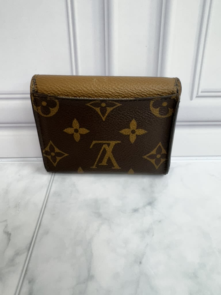 Louis Vuitton Monogram Reverse Portefeuille Zoe Compact Wallet
