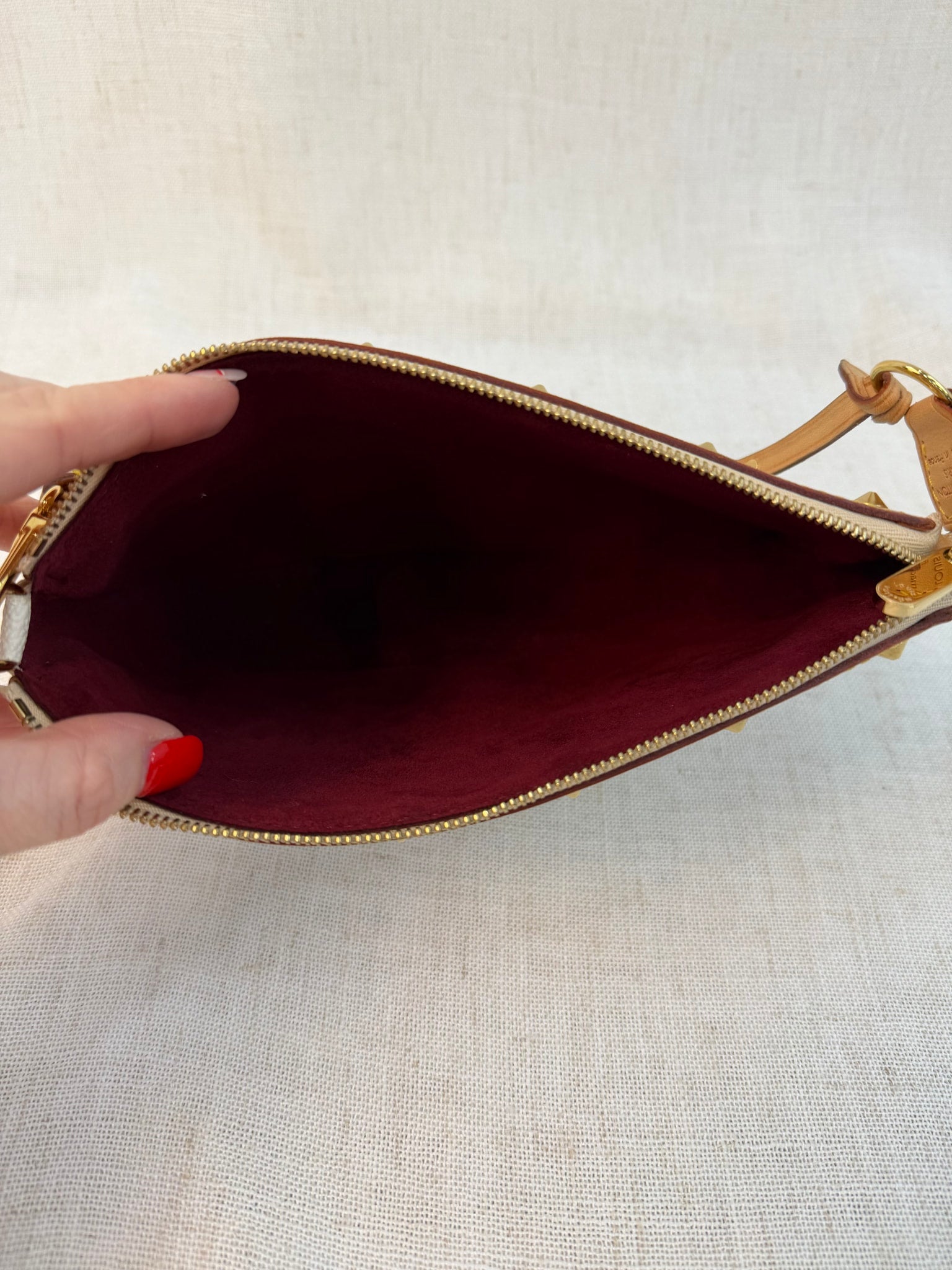 Louis Vuitton White Multicolor Pochette Bag