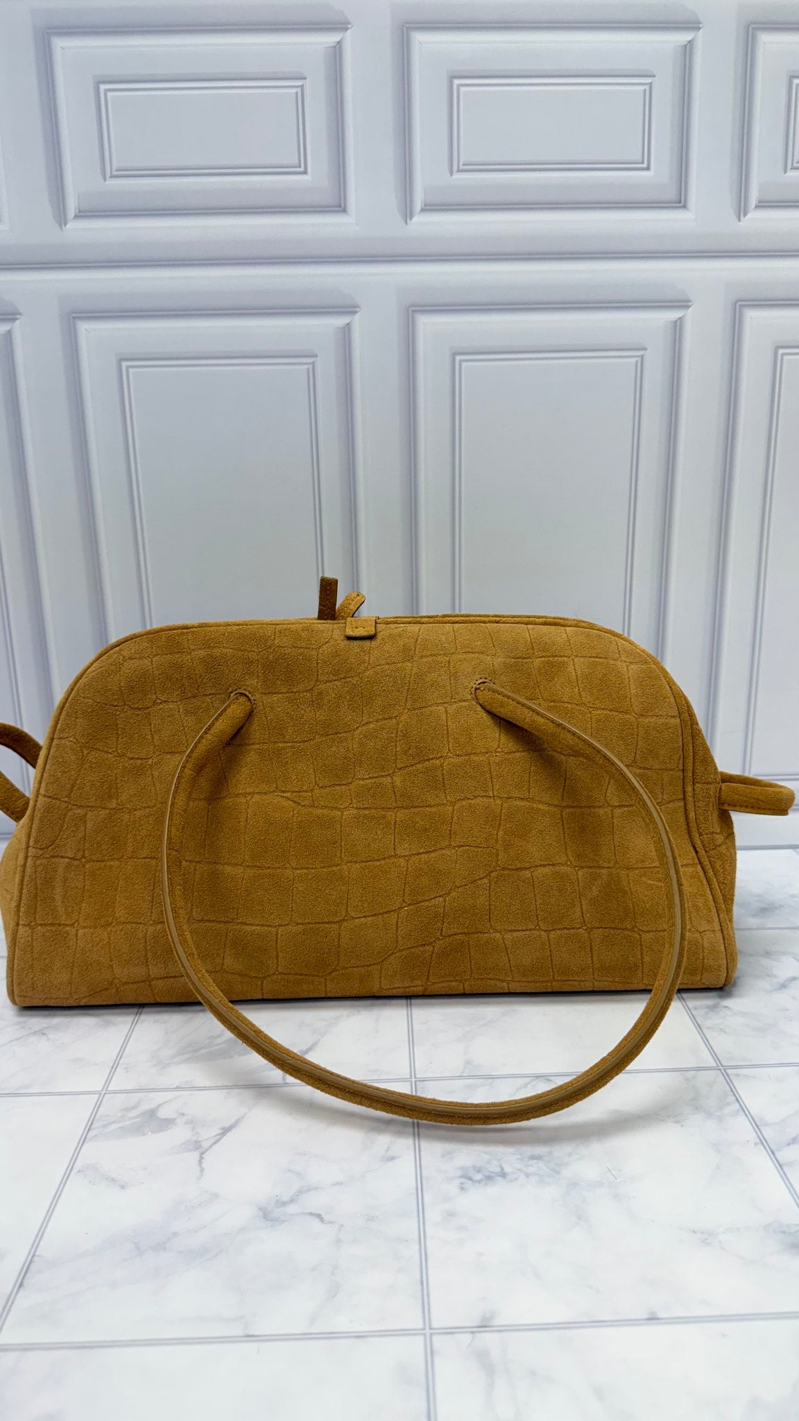 BRAND NEW - Jacquemus Camel Suede Leather Le Turismo Shoulder Bag