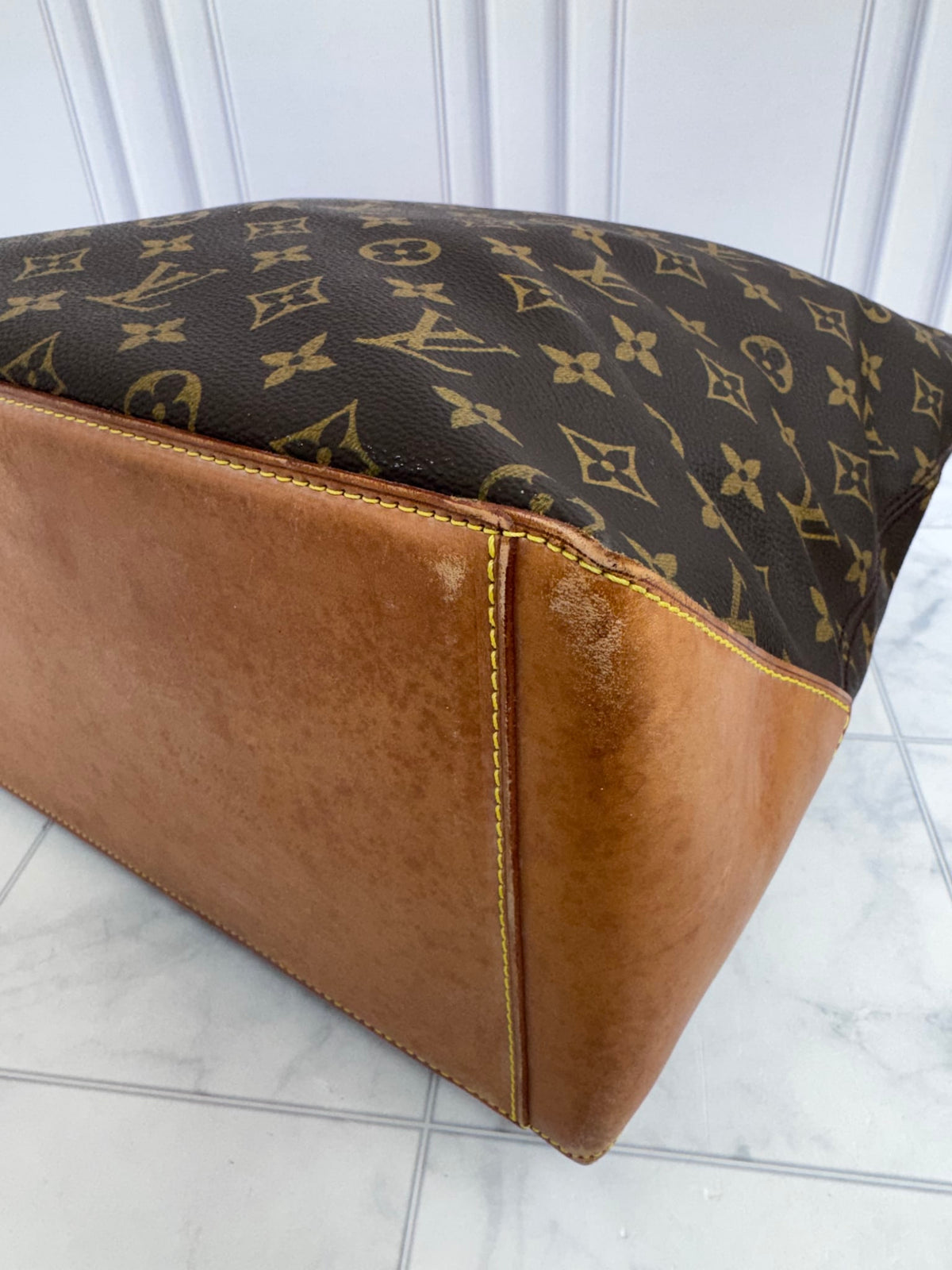Louis Vuitton Monogram Cabas Mezzo Shoulder Bag MM