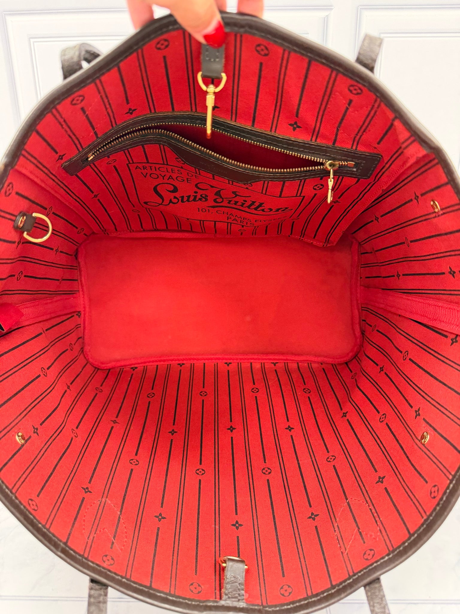 Louis Vuitton Damier Ebene Neverfull MM