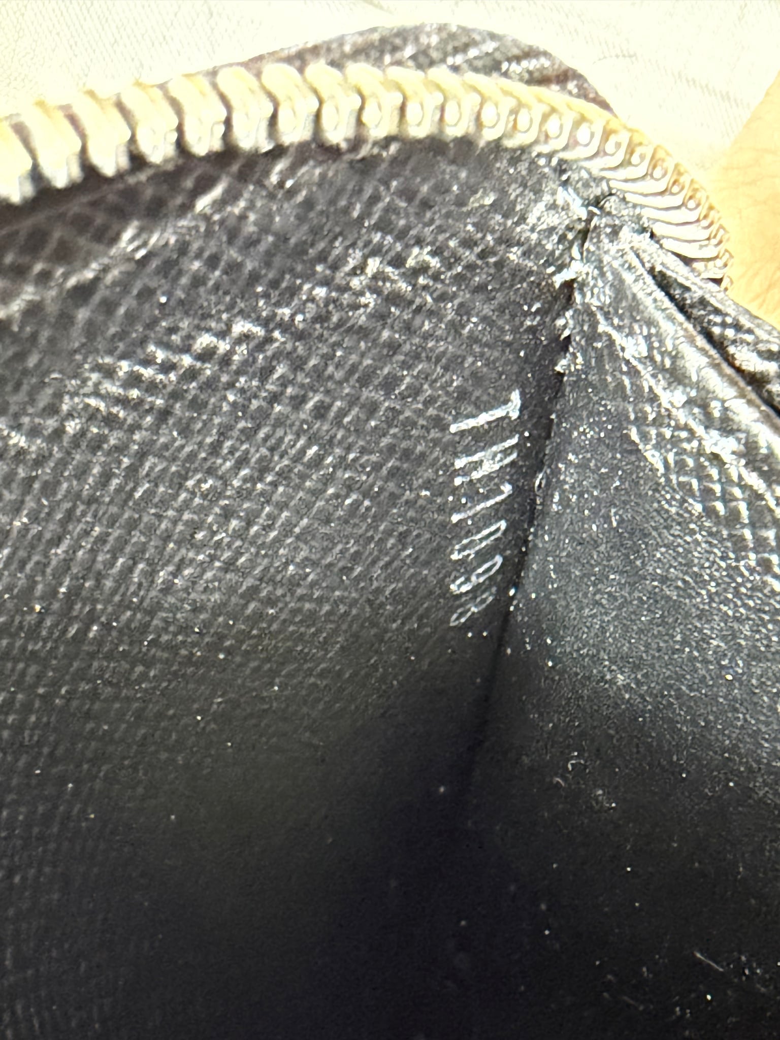 Louis Vuitton Black Epi Zippy Compact Wallet  