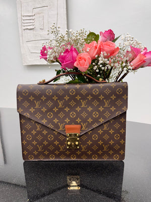 Louis Vuitton Monogram Serviette Conseiller Top Handle Briefcase