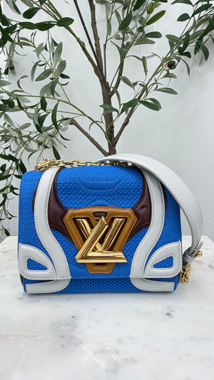 Louis Vuitton Blue Multicolor Twist PM Handbag