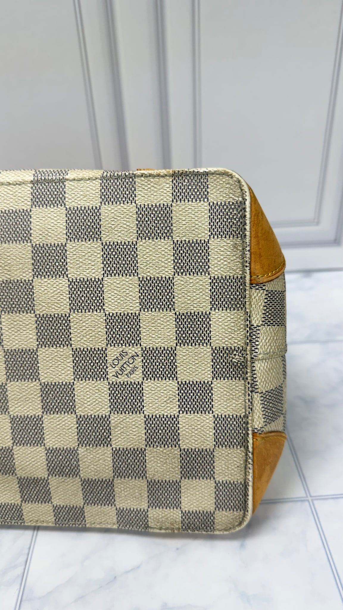 Louis Vuitton Damier Azur Hampstead PM Tote Bag 