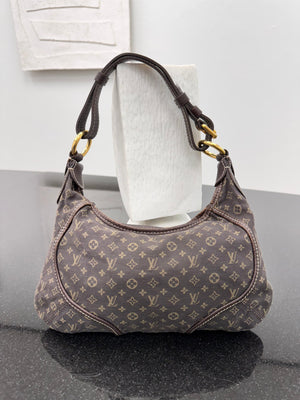 Louis Vuitton Monogram Mini Lin Canvas Manon PM Shoulder Bag