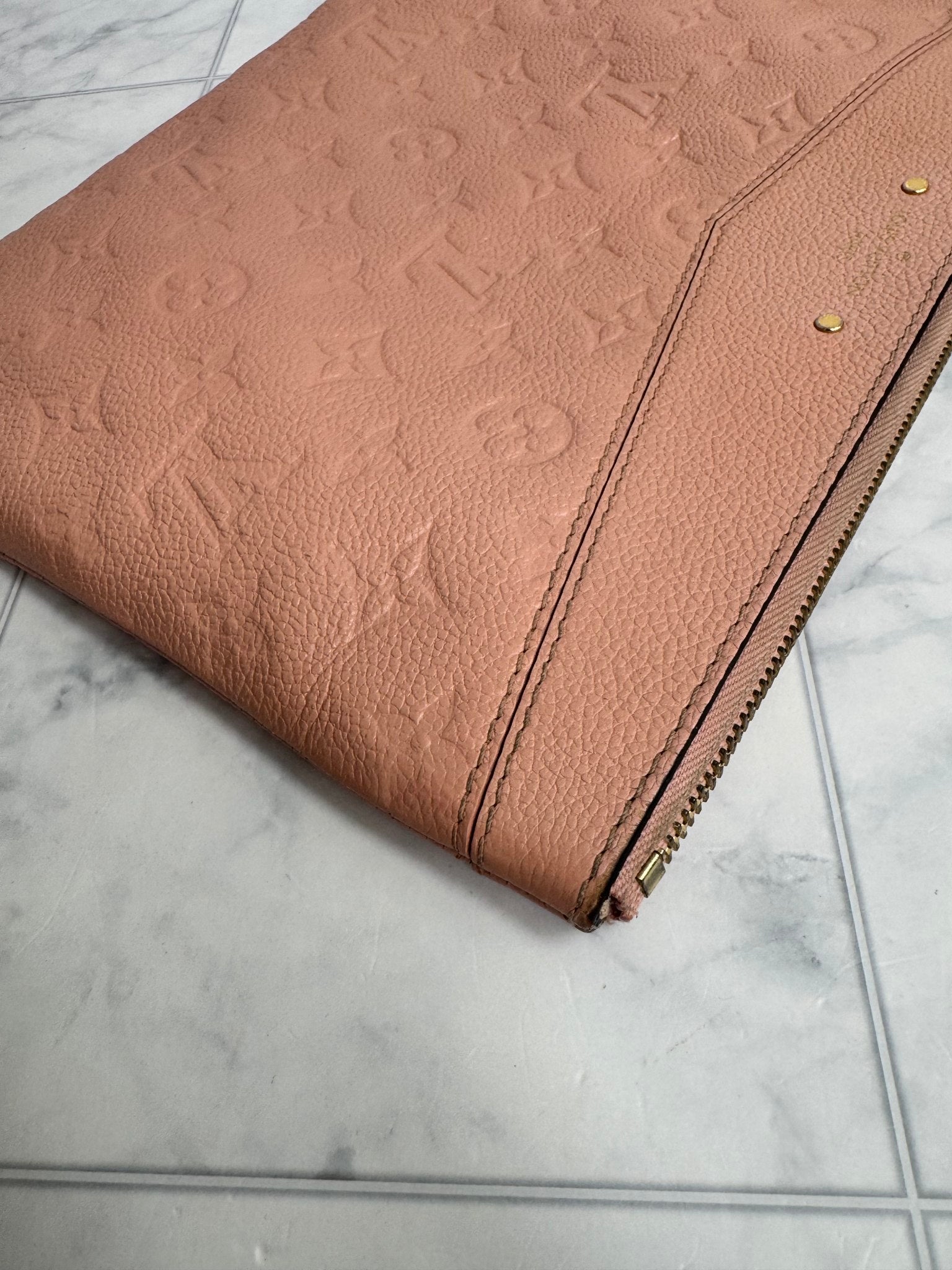 Louis Vuitton Pink Monogram Empreinte Daily Pouch