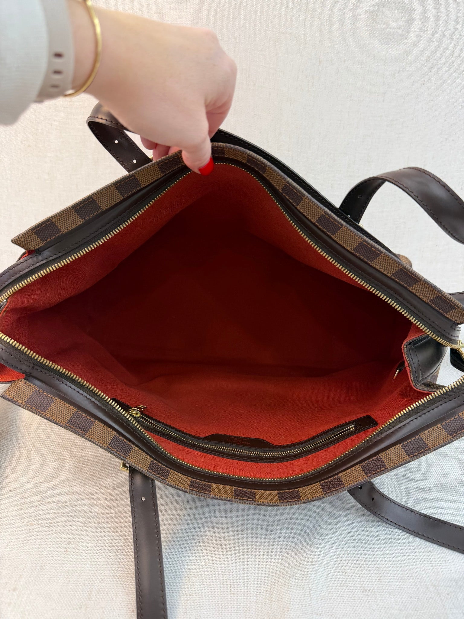 Louis Vuitton Damier Ebene Chelsea Tote Bag