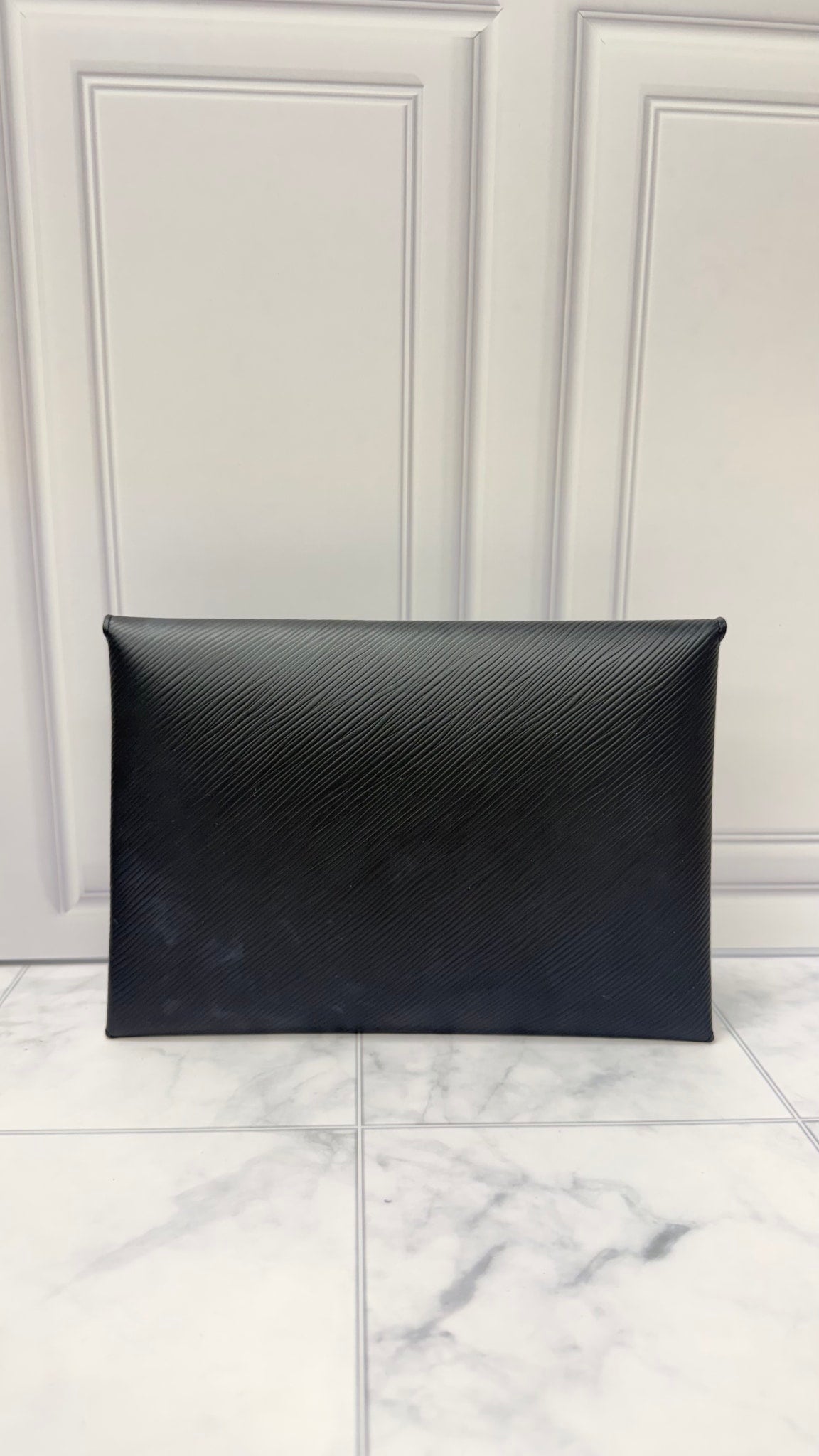 Louis Vuitton Black Epi Large Kirigami Pochette Clutch