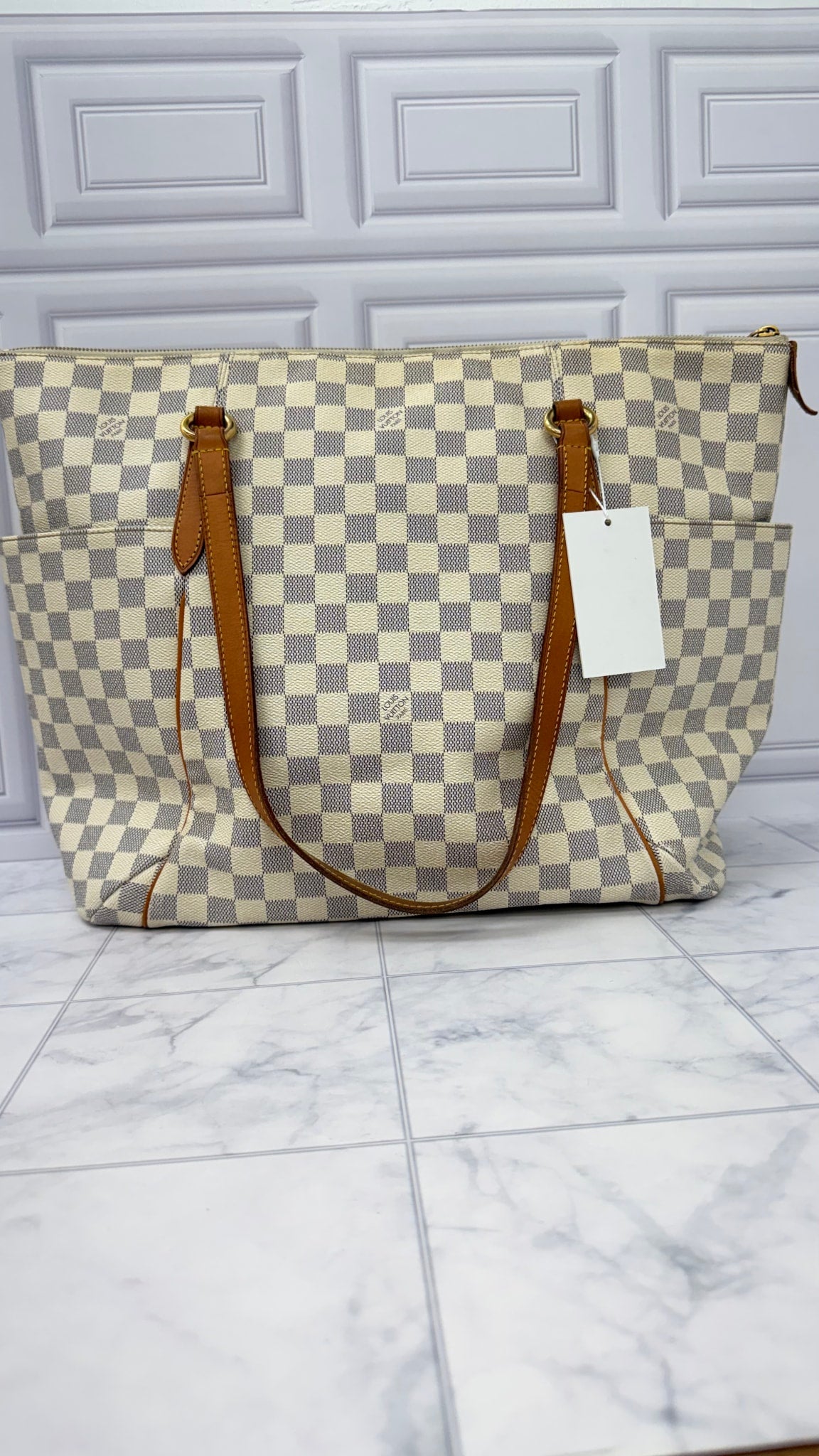 Louis Vuitton Damier Azur Totally GM Tote Bag 