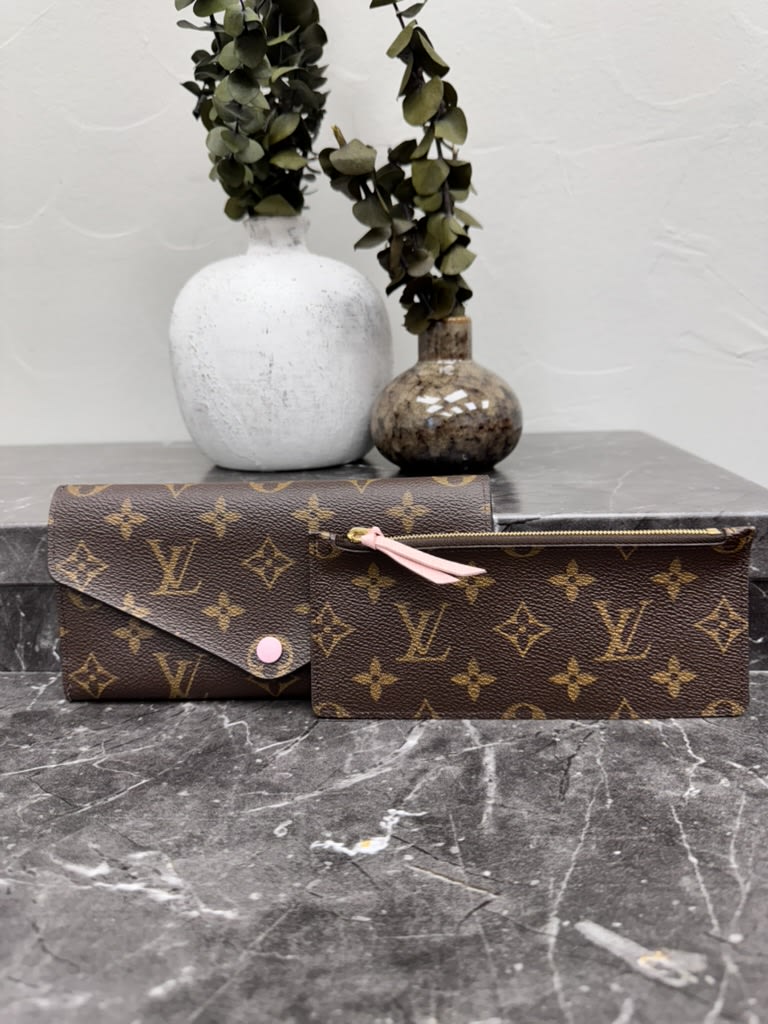 Louis Vuitton Monogram Pink Interior Josephine Wallet  