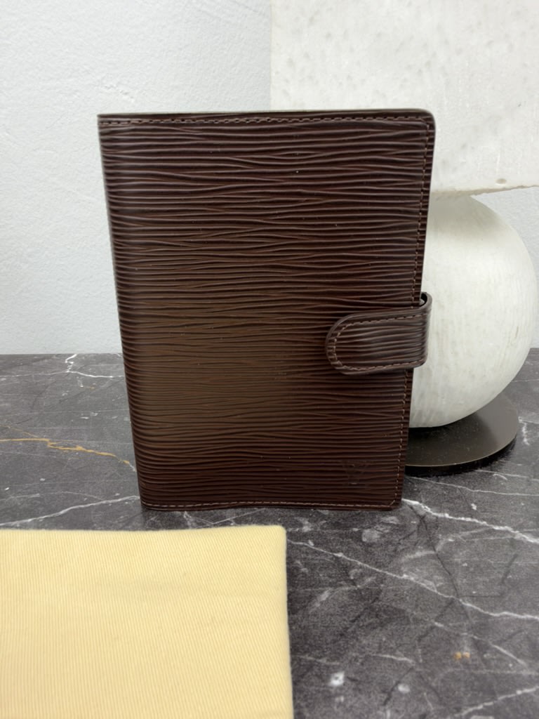 Louis Vuitton Brown Epi Leather Agenda PM
