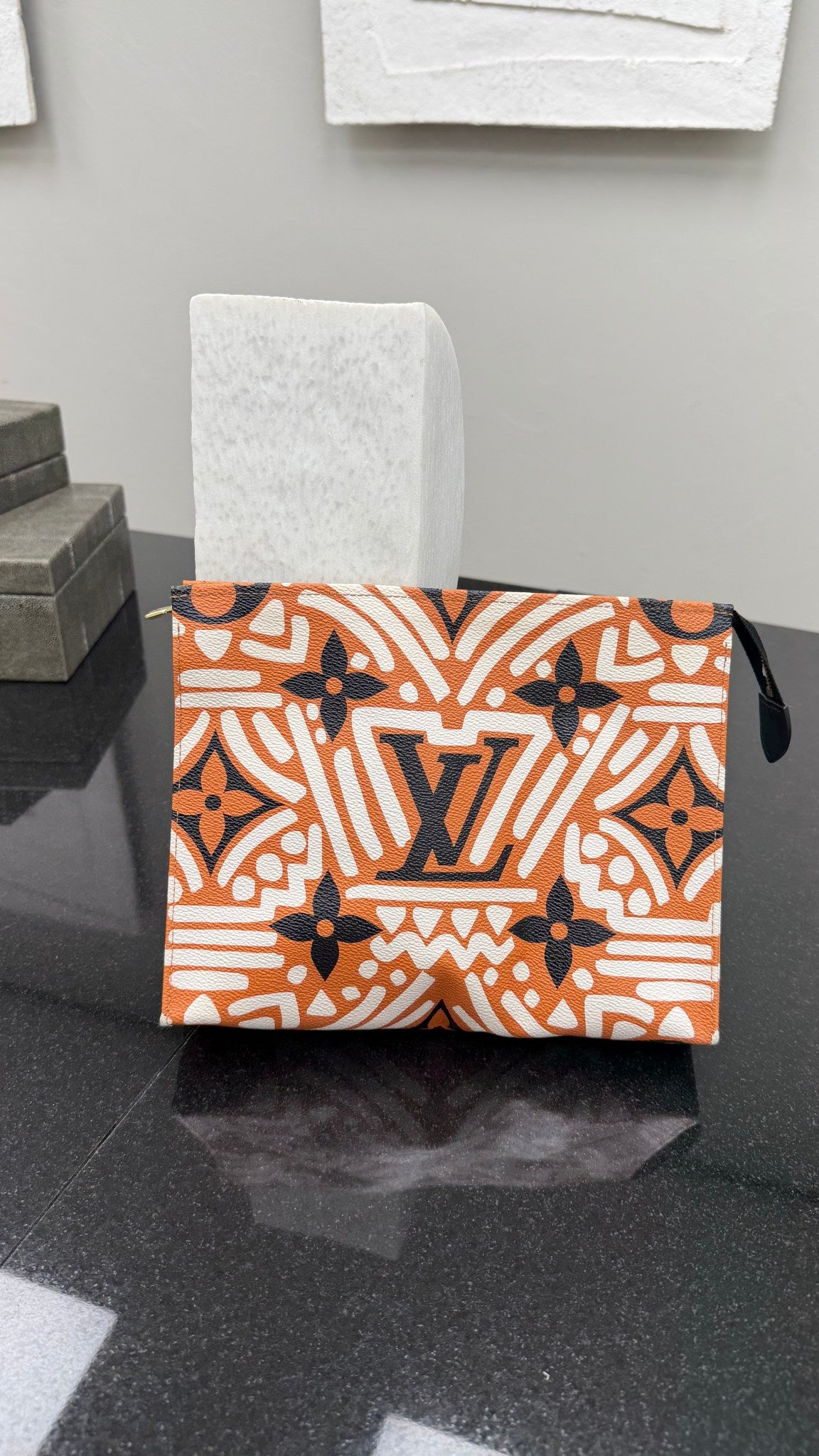 Louis Vuitton Caramel Giant Crafty Toiletry 26 Pouch