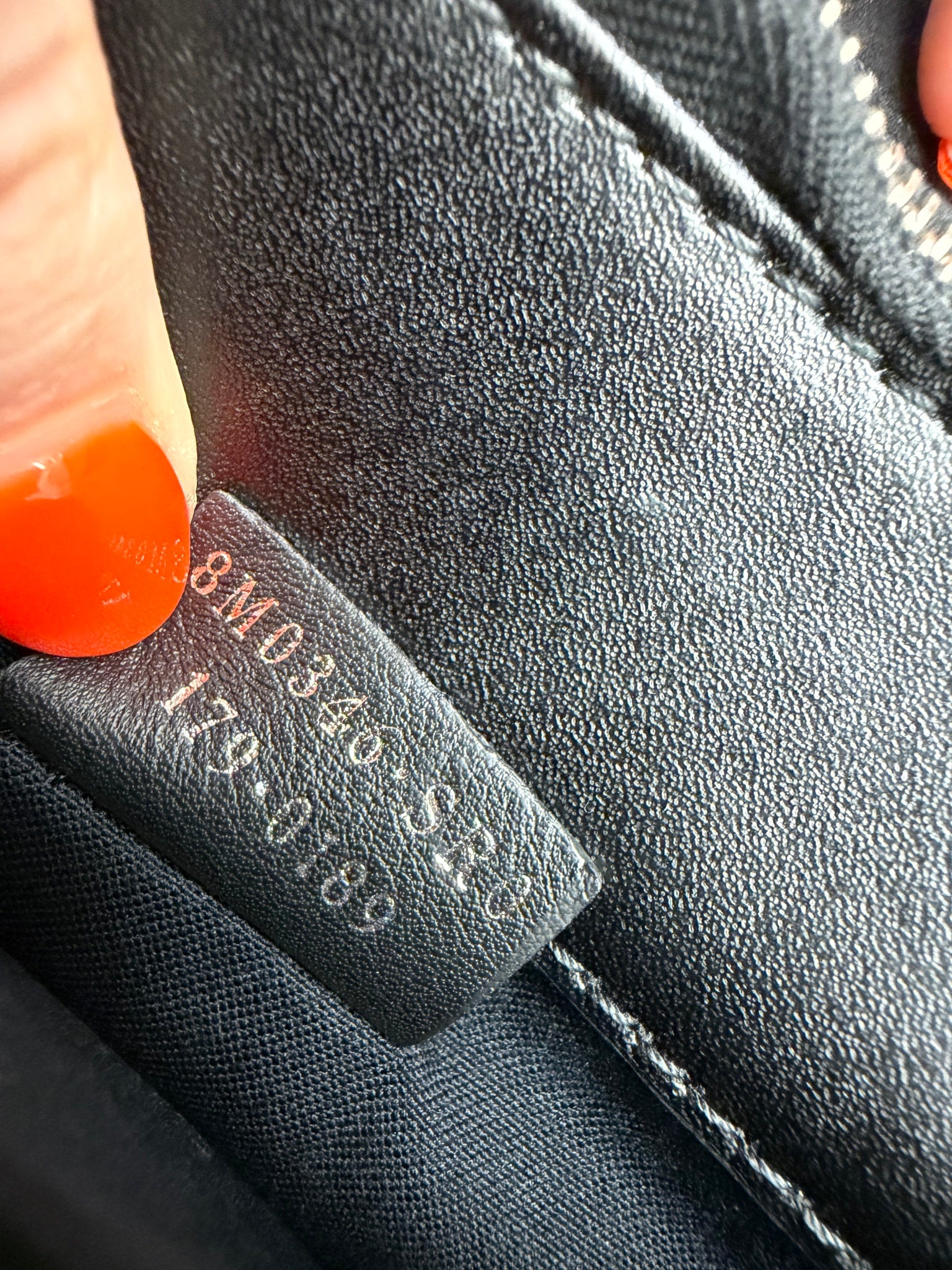 Fendi Black Leather Studded Chain Crossbody 