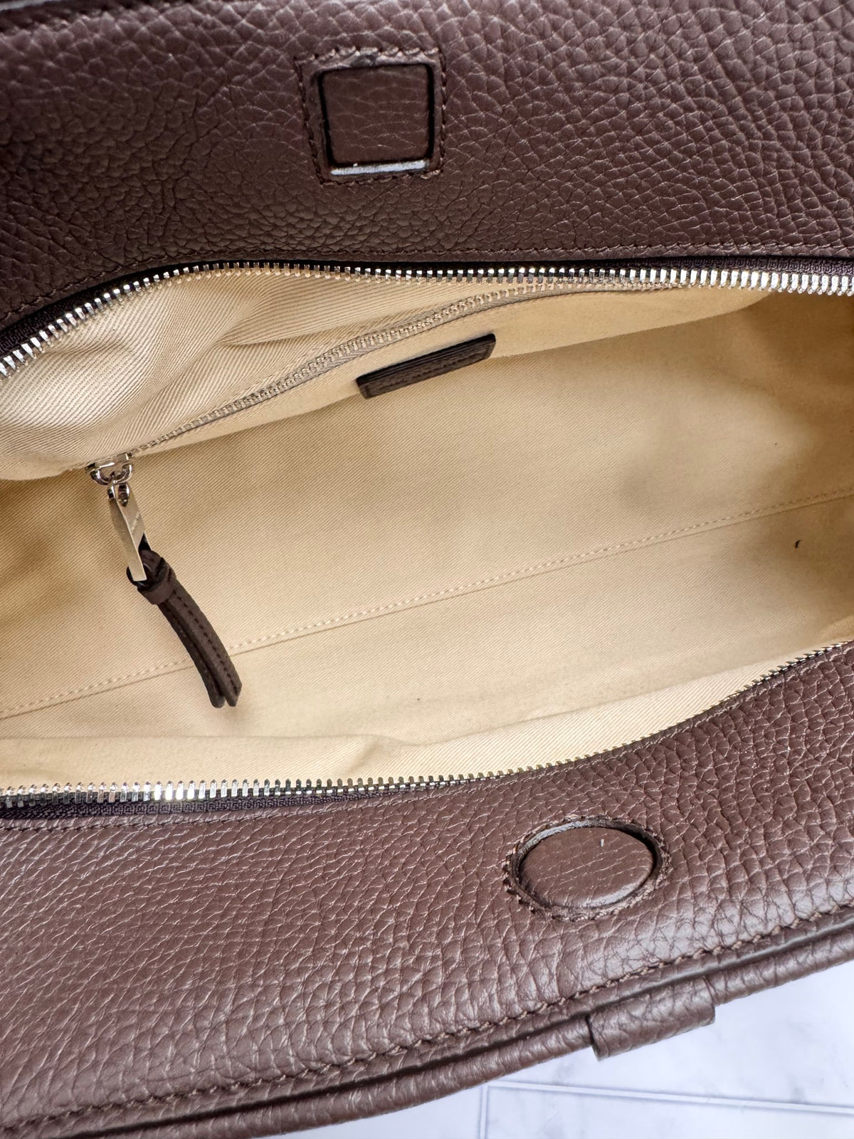BRAND NEW - Jacquemus Brown Grained Leather Le Turismo Shoulder Bag