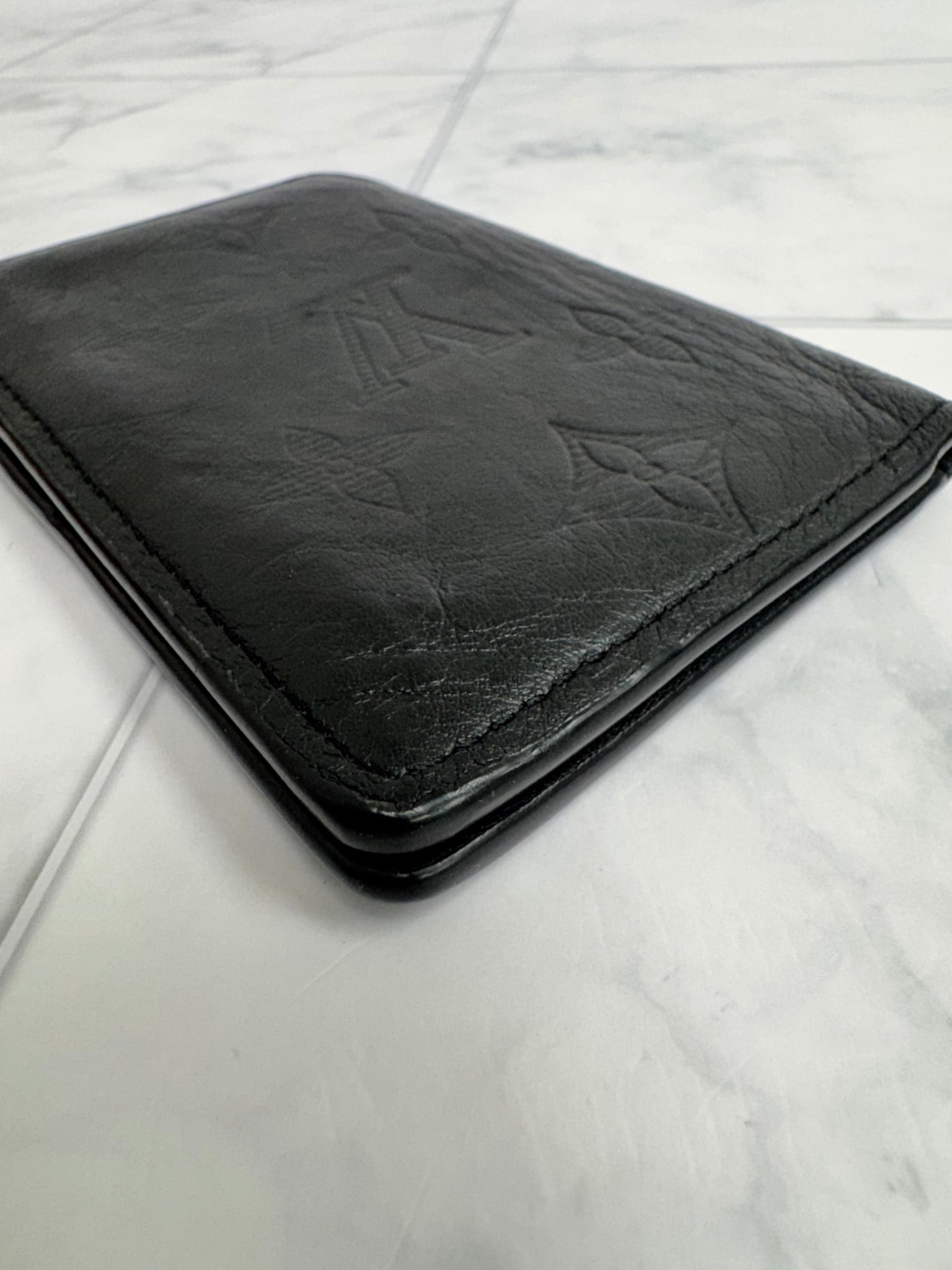 Louis Vuitton Black Monogram Shadow Pocket Organizer