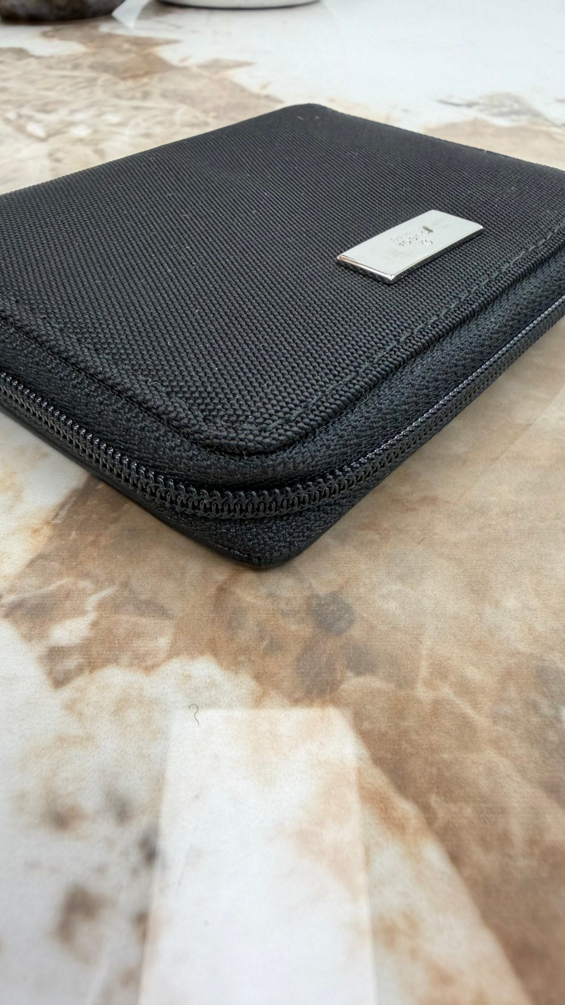 Gucci Black Nylon Zippy Coin Case