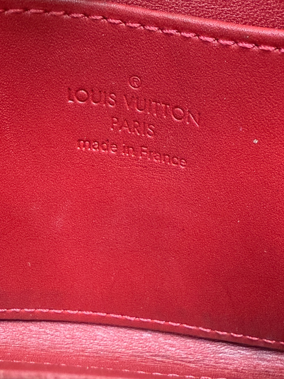 Louis Vuitton Red Venis Compact Wallet 