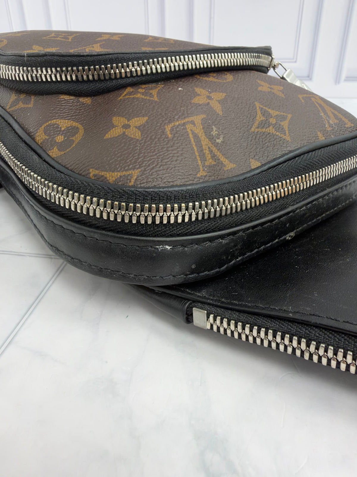 Louis Vuitton Monogram Macassar Avenue Sling Bag