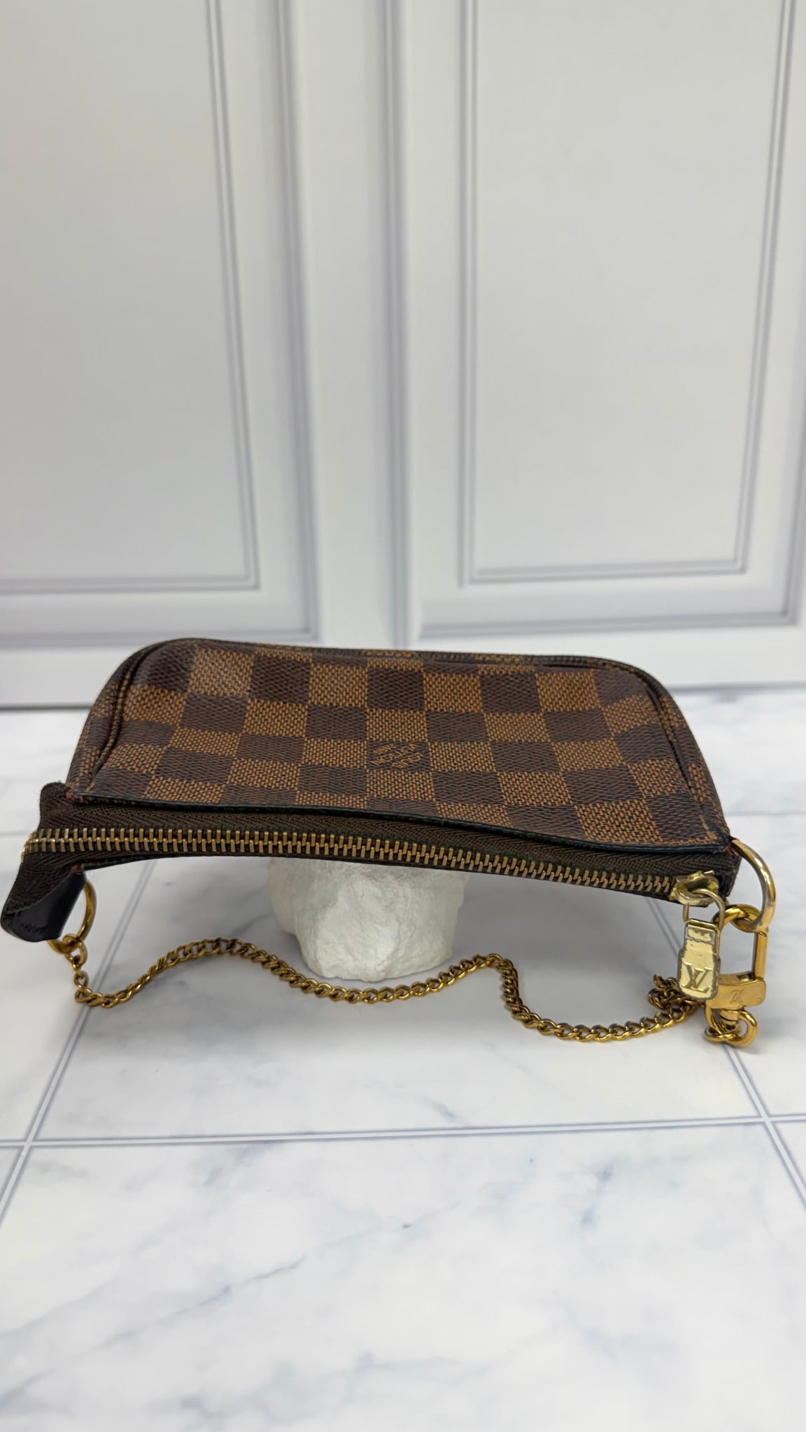 Louis Vuitton Damier Ebene Mini Pochette Accessories 