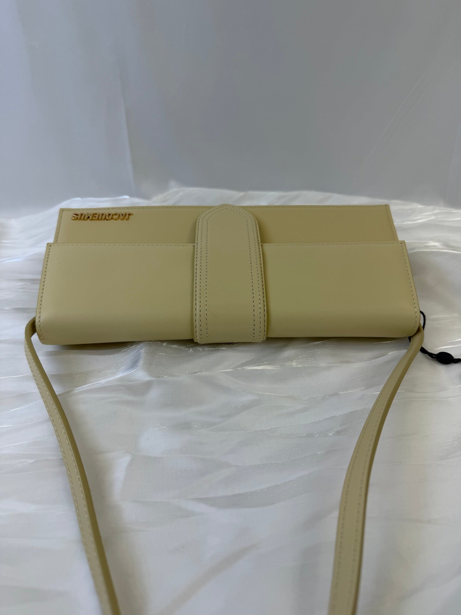 BRAND NEW- Jacquemus Beige Leather Le Grand Bambino Bag
