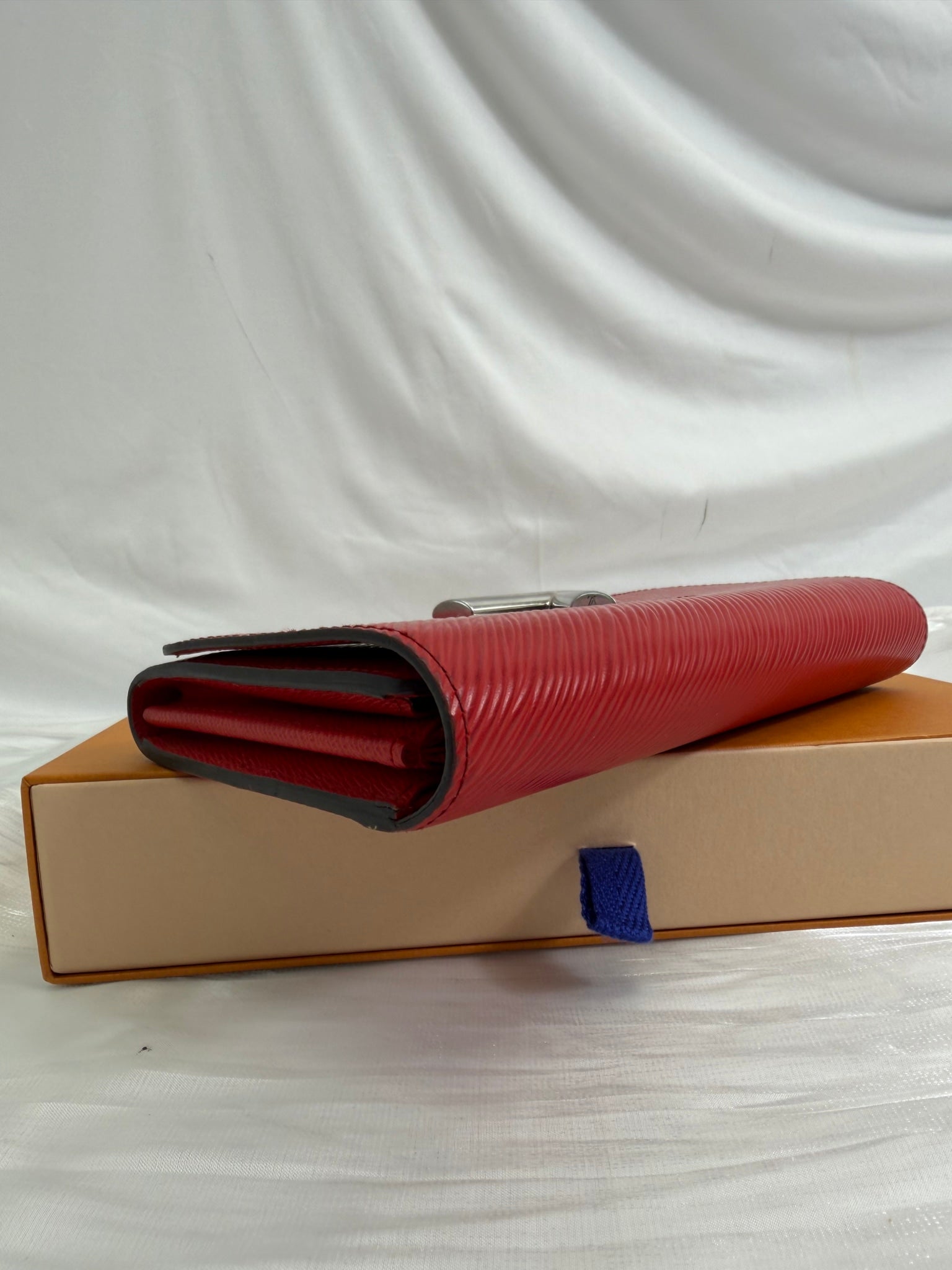 Louis Vuitton Red Epi Twist Wallet