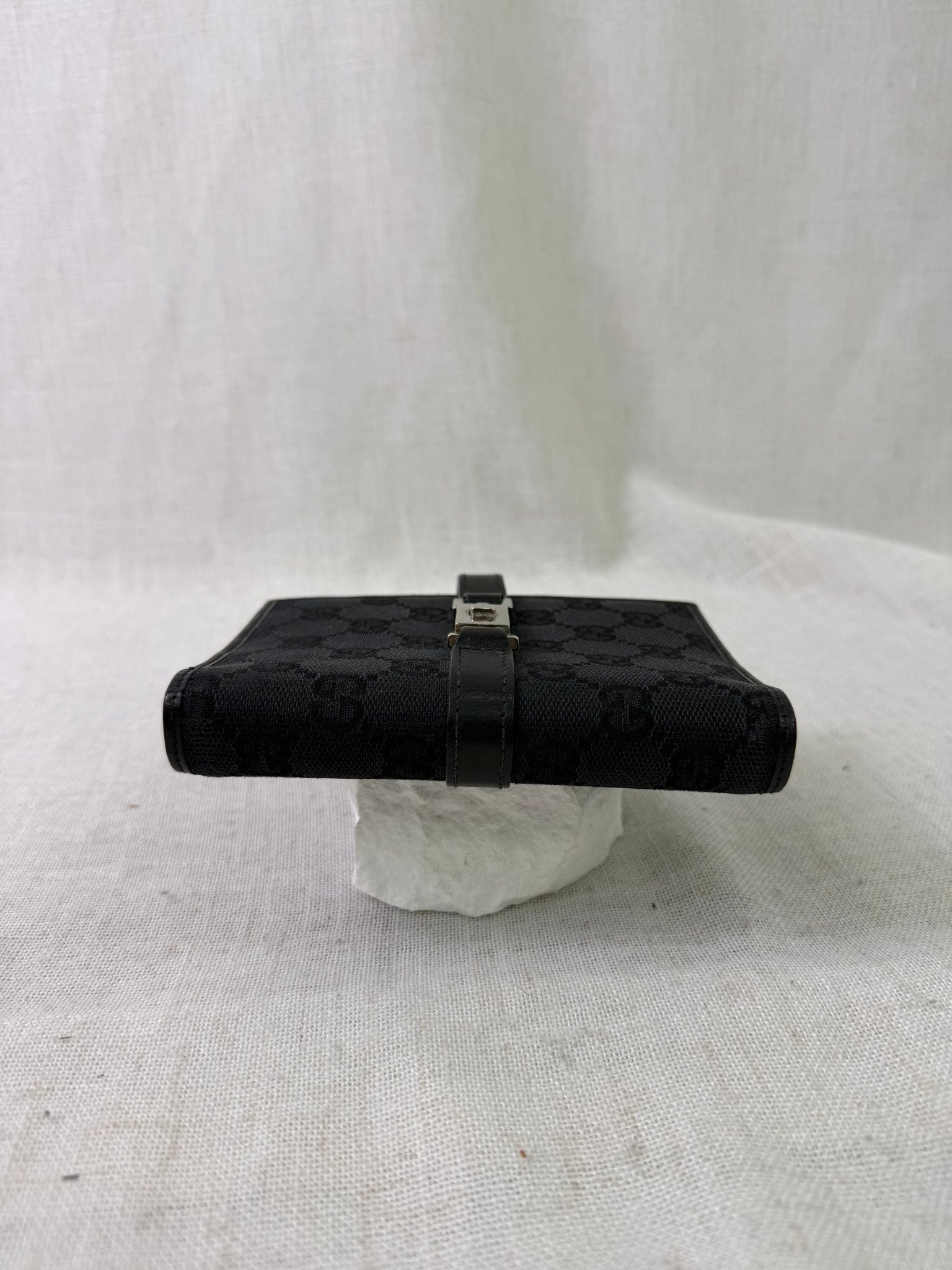 Gucci Black Canvas Jackie Agenda