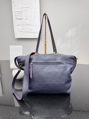 Louis Vuitton Navy Blue Monogram Empreinte Boetie NM