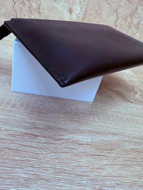 BRAND NEW- Burberry Black Leather Wallet Clutch 