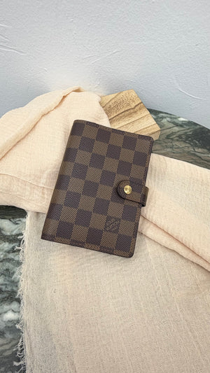 Louis Vuitton Damier Ebene Agenda PM Cover