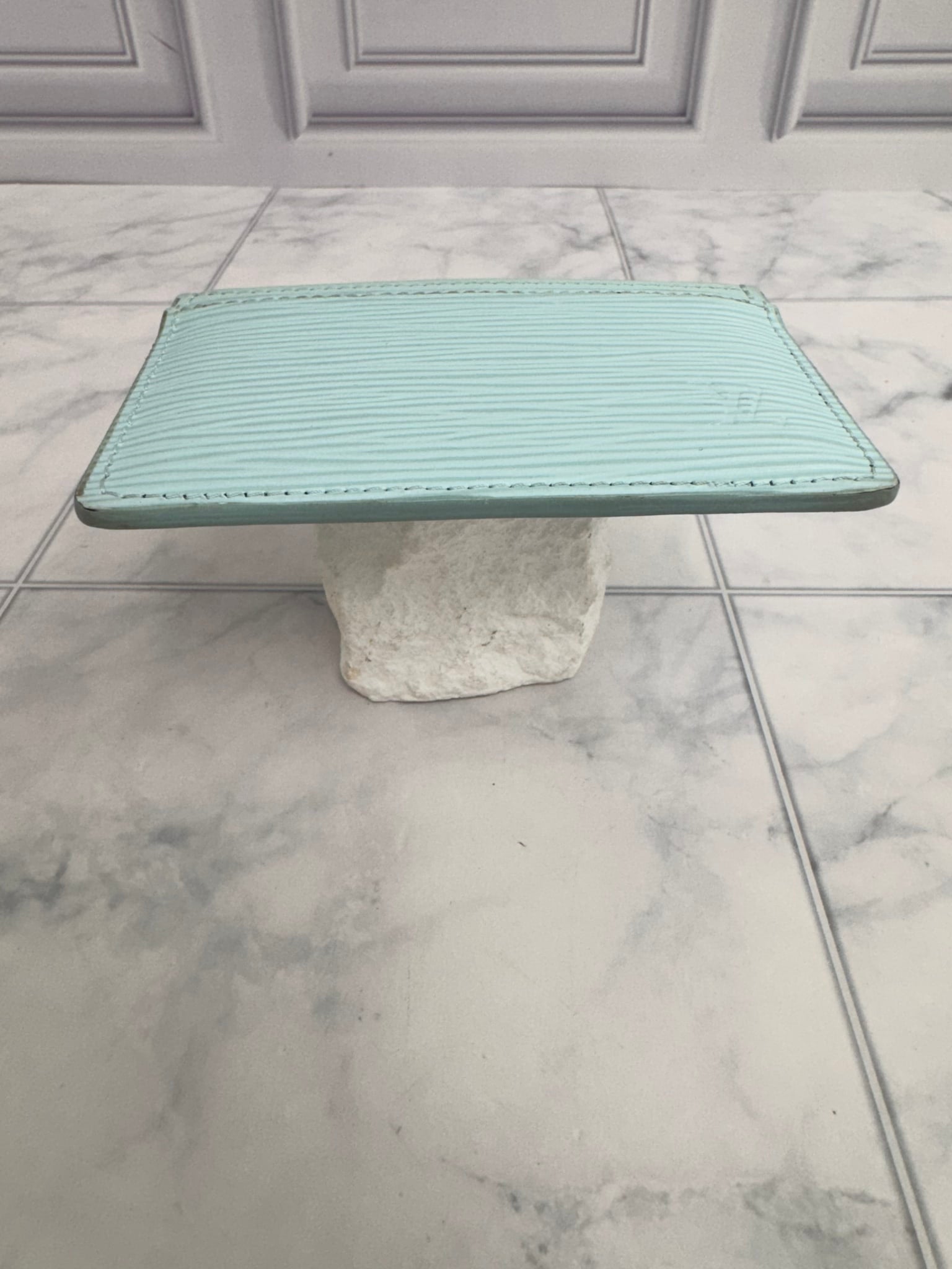 Louis Vuitton Light Blue Epi Card Case